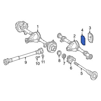 Mercedes-Benz OE - Rear Axle Housing Cover Gasket