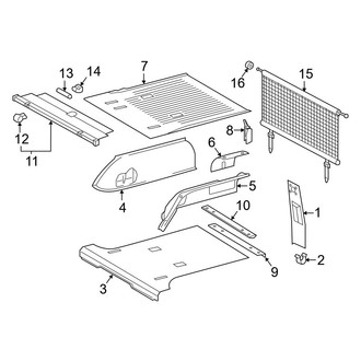 Mercedes-Benz OE - Rear Body & Floor - Interior Trim