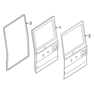 Mercedes-Benz OE - Back Door - Door & Components
