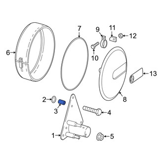 Mercedes-Benz OE - Spare Tire Carrier Spacer