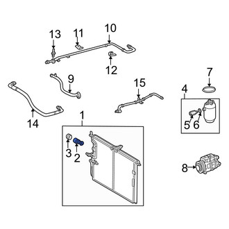 Mercedes-Benz OE - A/C High Side Charging Adapter