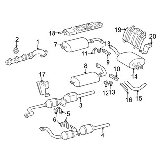 Mercedes-Benz OE - Exhaust System - Exhaust Components