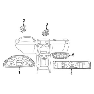 Mercedes-Benz OE - Instrument Panel - Cluster & Switches