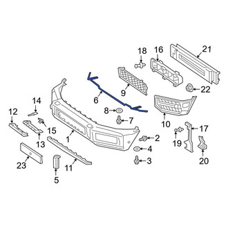 Mercedes-Benz OE - Front Upper Bumper Face Bar Mount