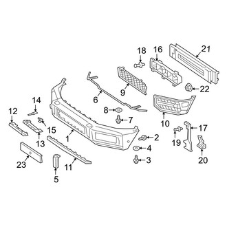 Mercedes-Benz OE - Front Bumper - Bumper & Components
