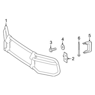 Mercedes-Benz OE - Front Bumper - Front Brush Guard (Base)