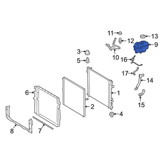 Mercedes-Benz OE - Engine Coolant Reservoir