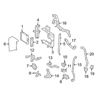 Mercedes-Benz OE - Cooling - Radiator (Auxiliary, Cooler)