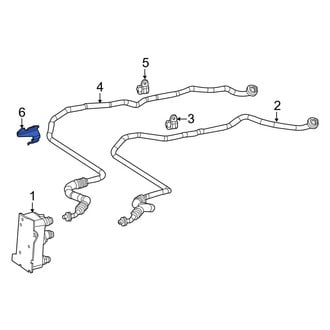 Mercedes-Benz OE - Transmission Oil Cooler Line Bracket