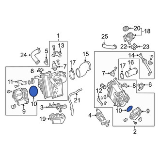 Mercedes-Benz OE - Fuel Injection Throttle Body Mounting Gasket