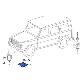 Mercedes-Benz OE - Active Suspension Control Module