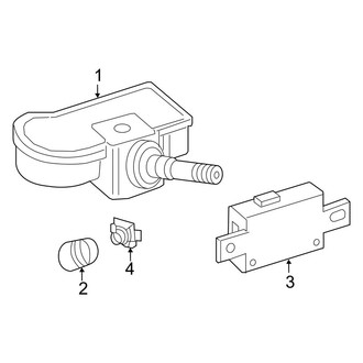 Mercedes-Benz OE - Electrical - Tire Pressure Monitor Components