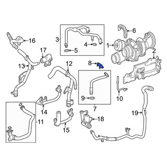 Mercedes-Benz OE - Turbocharger Oil Line Gasket