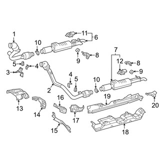 Mercedes-Benz OE - Exhaust System - Exhaust Components