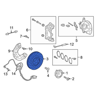 Mercedes-Benz OE - Front Disc Brake Rotor