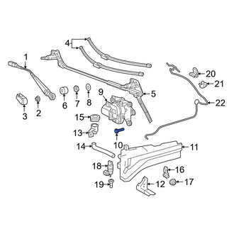 Mercedes-Benz OE - Wiper Motor Bolt