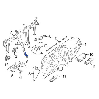 Mercedes-Benz OE - Outer Instrument Panel Crossmember Bracket