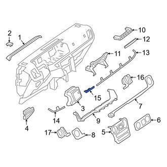Mercedes-Benz OE - Center Courtesy Light