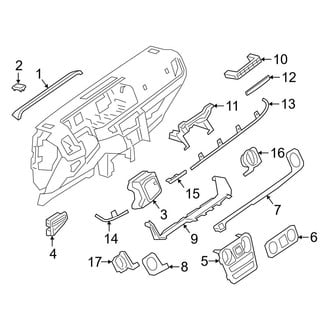 Mercedes-Benz OE - Instrument Panel Components