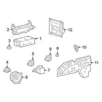 Mercedes-Benz OE - Instrument Panel - Sound System