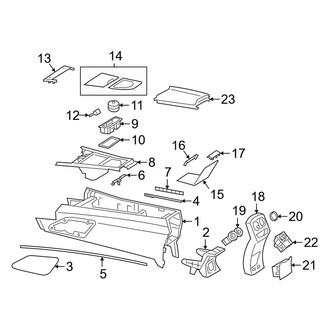 Mercedes-Benz OE - Center Console (Console & Components)