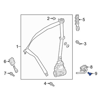 Mercedes-Benz OE - Seat Belt Pretensioner Bolt