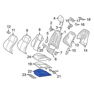 Mercedes-Benz OE - Front Right Seat Cushion Foam