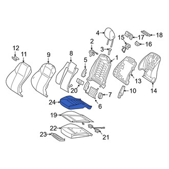 Mercedes-Benz OE - Front Left Seat Cover