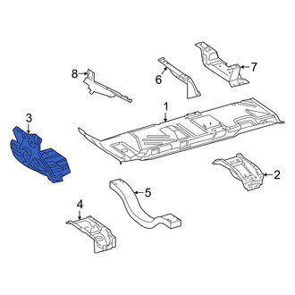 Mercedes-Benz OE - Front Left Floor Extension