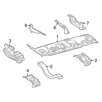 Mercedes-Benz OE - Pillars, Rocker & Floor - Front Floor