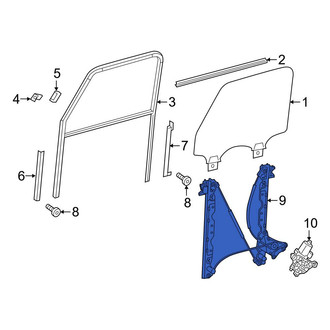 Mercedes-Benz OE - Front Left Window Regulator