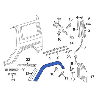 Mercedes-Benz OE - Front Right Fender Flare