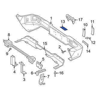 Mercedes-Benz OE - Rear Bumper Step Pad