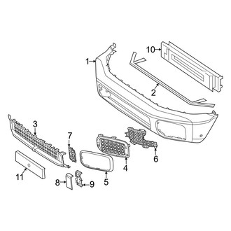 Mercedes-Benz OE - Front Bumper - Bumper & Components