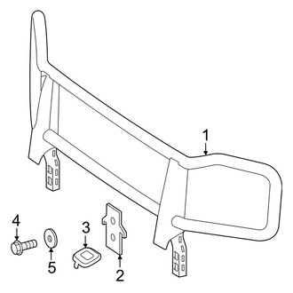 Mercedes-Benz OE - Front Bumper - Front Brush Guard