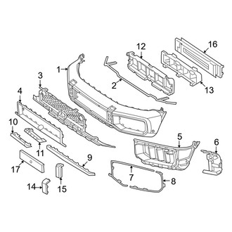 Mercedes-Benz OE - Front Bumper - Bumper & Components