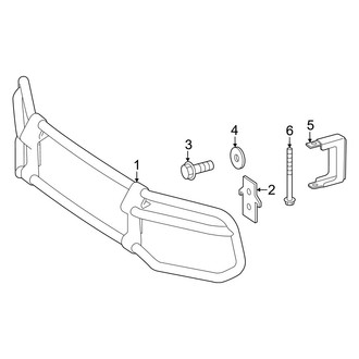 Mercedes-Benz OE - Front Bumper - Front Brush Guard