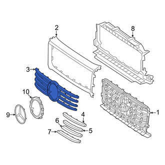 Mercedes-Benz OE - Front Grille Molding