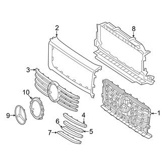 Mercedes-Benz OE - Grille & Components