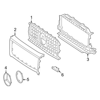 Mercedes-Benz OE - Grille & Components