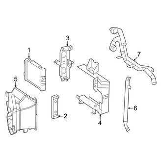 Mercedes-Benz OE - Cooling - Radiator (Auxiliary, Cooler)