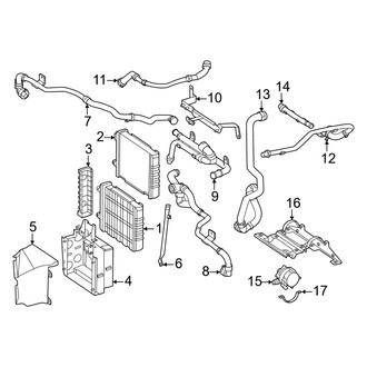 Mercedes-Benz OE - Cooling - Radiator (Auxiliary, Cooler)