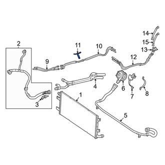 Mercedes-Benz OE - Drive Motor Battery Pack Coolant Hose Bracket