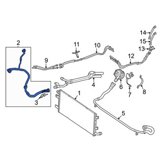 Mercedes-Benz OE - Drive Motor Battery Pack Coolant Hose