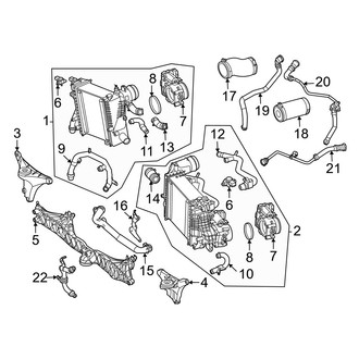 Mercedes-Benz OE - Cooling - Intercooler