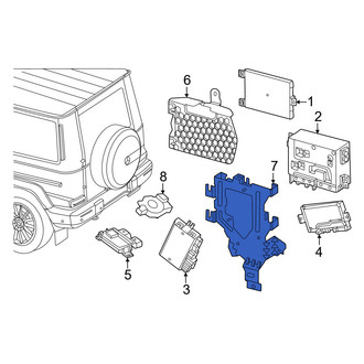 Mercedes-Benz OE - Radio Bracket