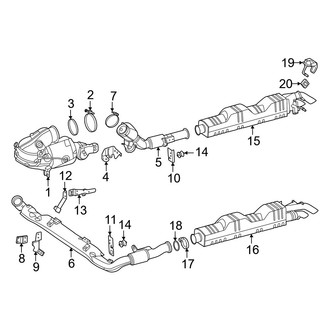 Mercedes-Benz OE - Exhaust System - Exhaust Components