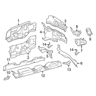 Mercedes-Benz OE - Exhaust System - Heat Shields