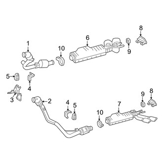 Mercedes-Benz OE - Exhaust System - Exhaust Components