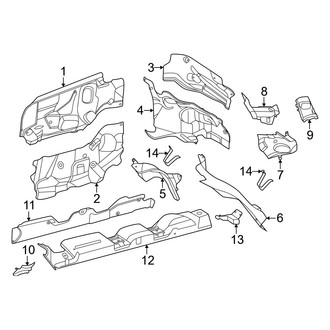 Mercedes-Benz OE - Exhaust System - Heat Shields